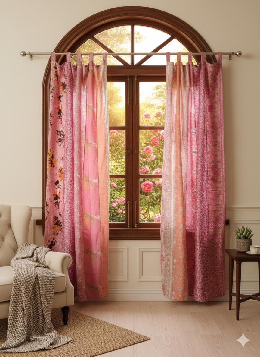 Tenda - Foulard Di Seta Nero E Arancione - Foto 2