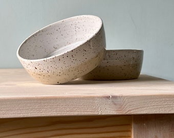 Two ceramic bowls / set of two ceramic bols / set of two handmade ceramic bowls