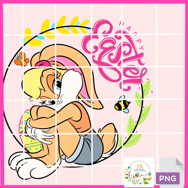 Download Lola Bunny Happy Easter sublimation png