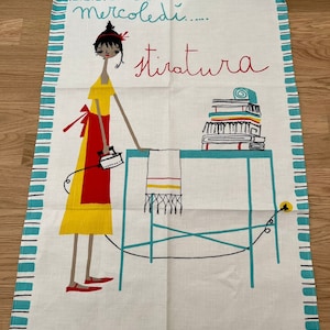 Milvia tea towel