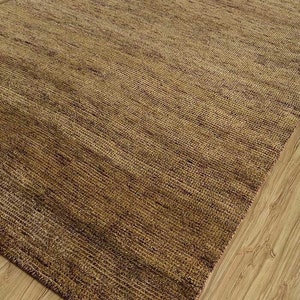 Solid Turmeric Area Rug | Hand-knotted 100% Wool Area rug | Luxury Living Room Rug | Plain Soft Rug | Premium Solid Rug | Custom Large Rug