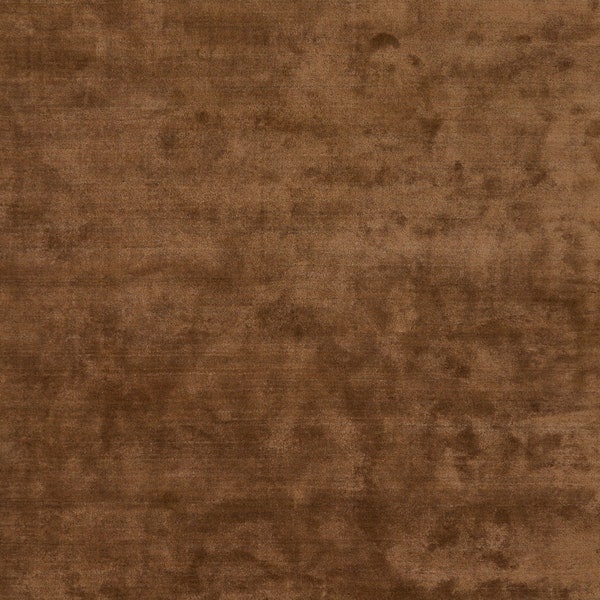 Rustic Copper Color Hand-loomed 100% Viscose Handmade Area Rug | Luxury Living Room Rug | Plain plush carpet | Premium Solid Rug |Custom Rug