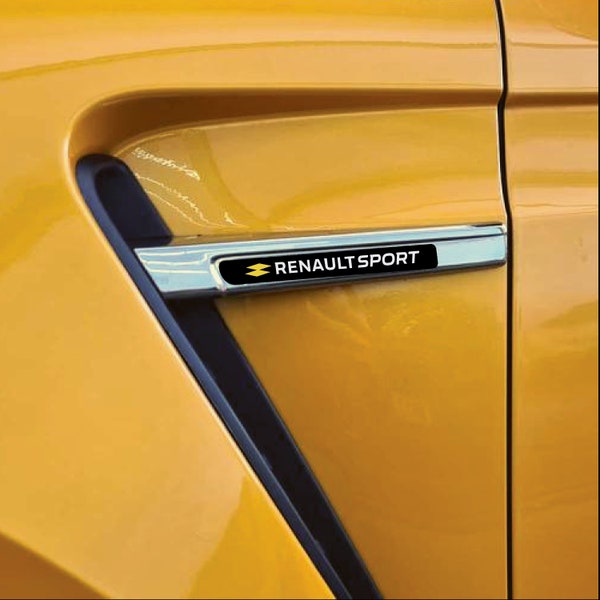 Megane 4 RS Side Vent Replacement Sticker (2018+ - Current)  Vent - decal sticker - Pair - Renault Sport (Not Domed Version).