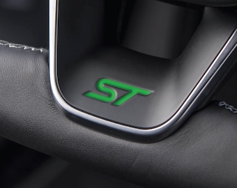 ST Steering Wheel Domed Gel Sticker - Ford Fiesta Mk8 / Puma ST (2020+) Steering wheel Sticker