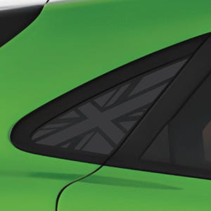 Ford Puma Union Jack Logo Rear Mini Window (2020 - Current) - decal sticker - Pair