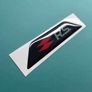 Badge avant RS Megane Mk4 PH1 Sticker gel bombé Convient parfaitement pour MK4 Phase 1 image 4