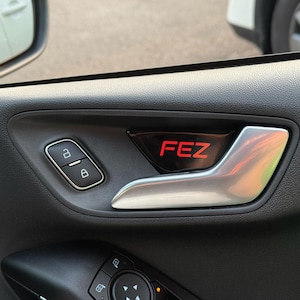 Domed Ford Fiesta Mk8 / Mk8.5 / Puma ST Mk2 Door Pull ST Gel Badges Set of 4