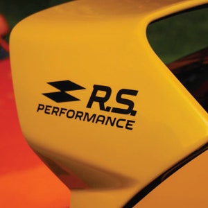 Clio Mk4 (2013 - 2019) RS Performance Spoiler Sticker Decal - comes as Pair