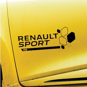Clio Mk4 (2013 - 2019) RS Renault Sport V2 Door Sticker Decal - comes as Pair