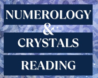 Numerology Gift // E-mail Numerology Reading, Best Numerology Report, Numerology, Fast Numerology Reading, Crystals for Numerology