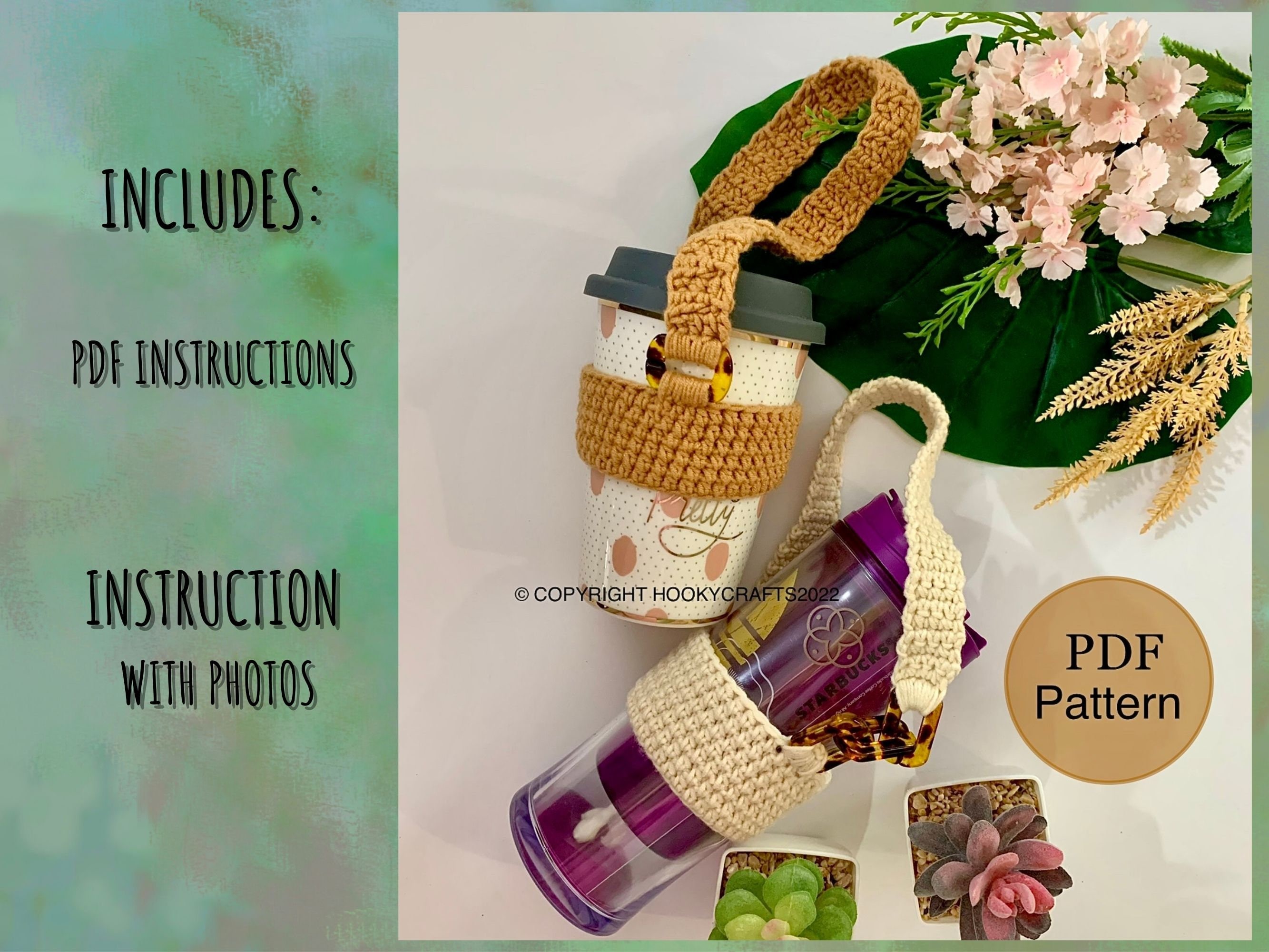 Aesthetic Tumbler and Water Bottle Holder