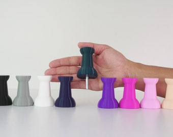 Giant Push Pin Wall Hooks: Funky Nursery Coat Rack