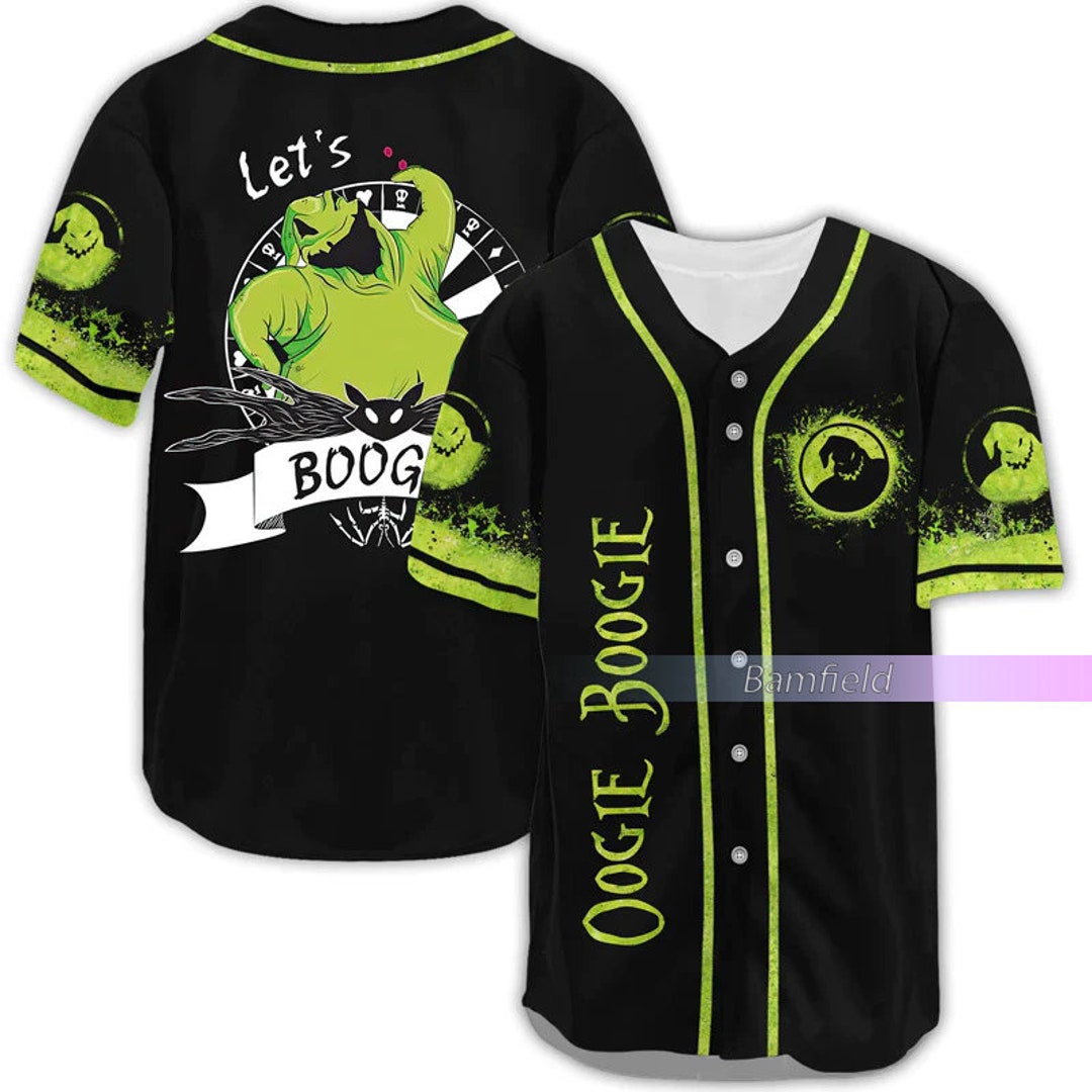 Halloween Baseball Jersey Custom Oogie Boogie Jersey Shirt 