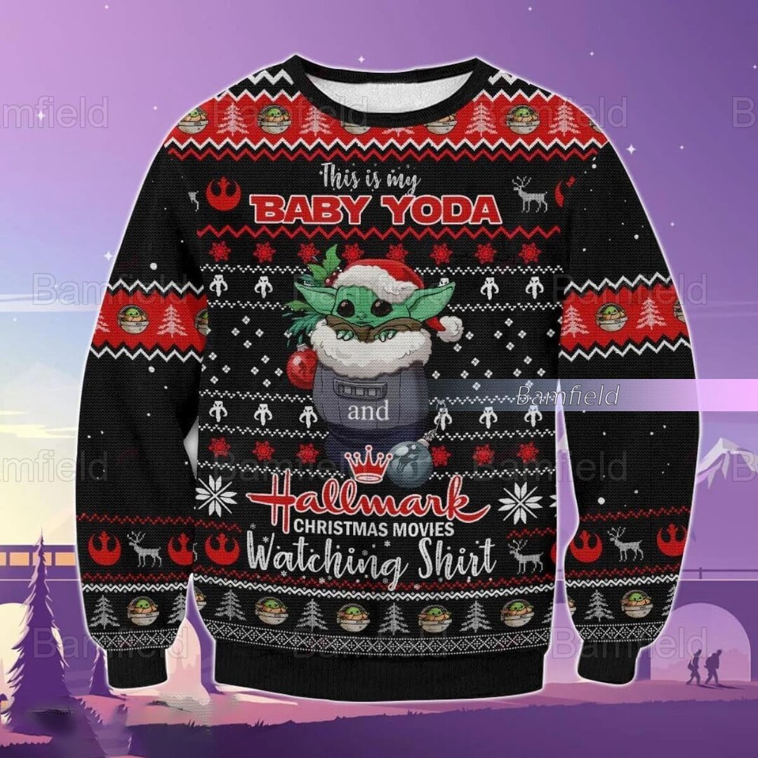 Baby Yoda Ugly Christmas Sweater 