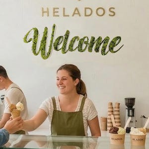 Puede incluir: Un letrero de madera rústica con el texto "Welcome to our home" en letras blancas. El letrero presenta un acabado envejecido y un diseño sencillo y acogedor, ideal para la decoración de la puerta principal.