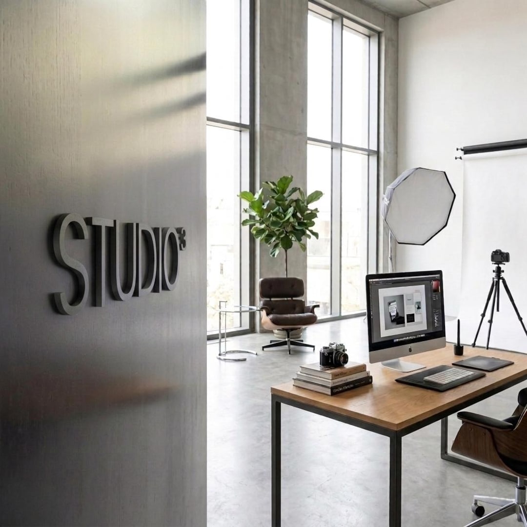 Custom Business Sign | Premium Office Reception Signage | 3D Corporate ...