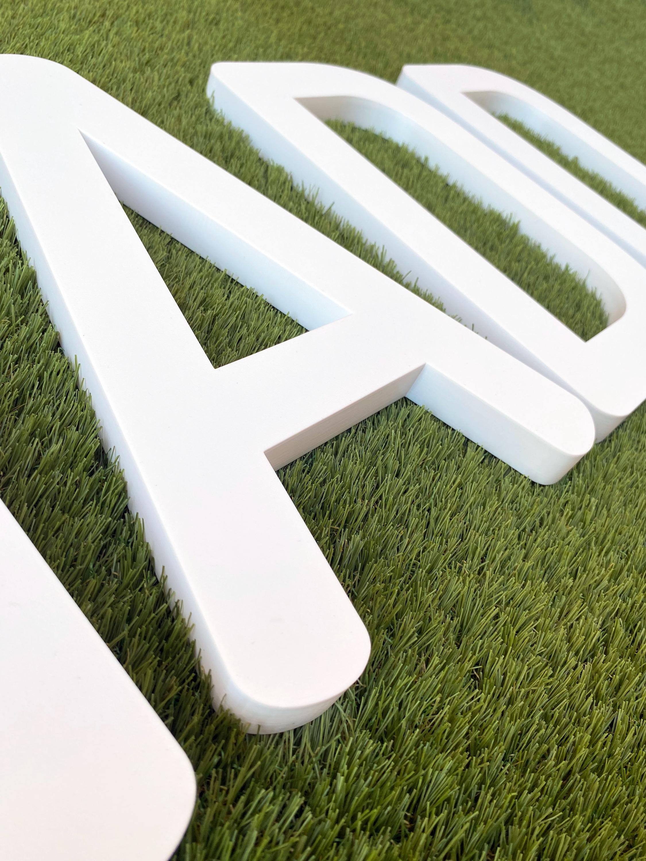 Outdoor Letters 3D Outdoor Letters. Custom Signs for Facades. Signs 8.25