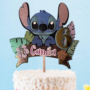 Taartdecoratie, SVG en PNG, Hawaïaans feest, digitaal plakboekbestand - Verjaardagstaarttopper