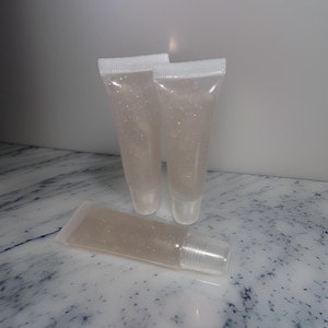 Crystal Clear Lip Gloss | Clear Scented Lip Gloss | Moisturizing Non-Sticky | Gift for Her