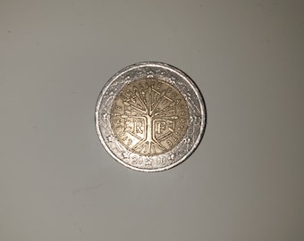 2000 Französische seltene 2 Euro Münze