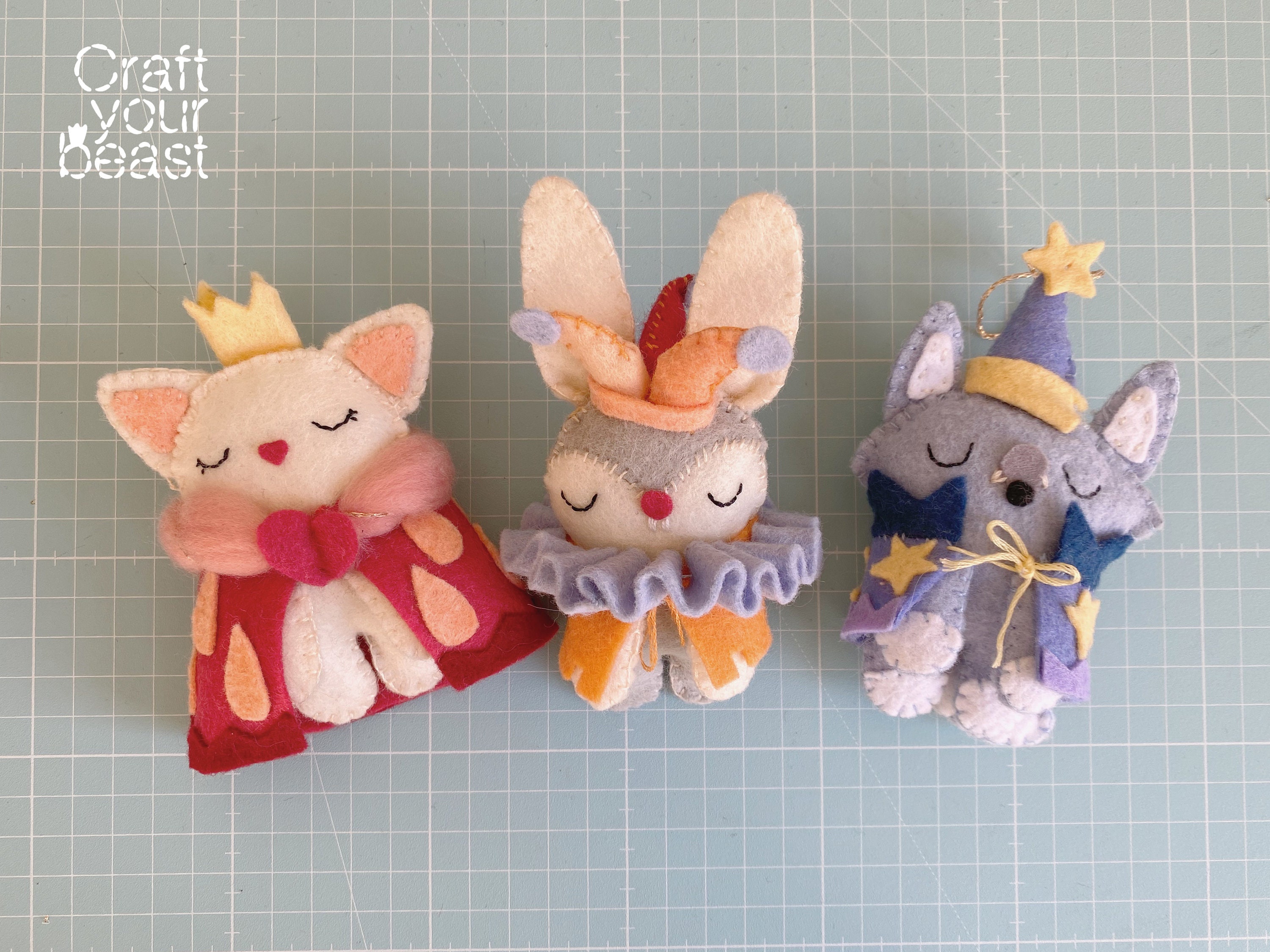 PDF Sewing Pattern and Video Tutorial DIY of a Mini Stuffed Animal Cat ...