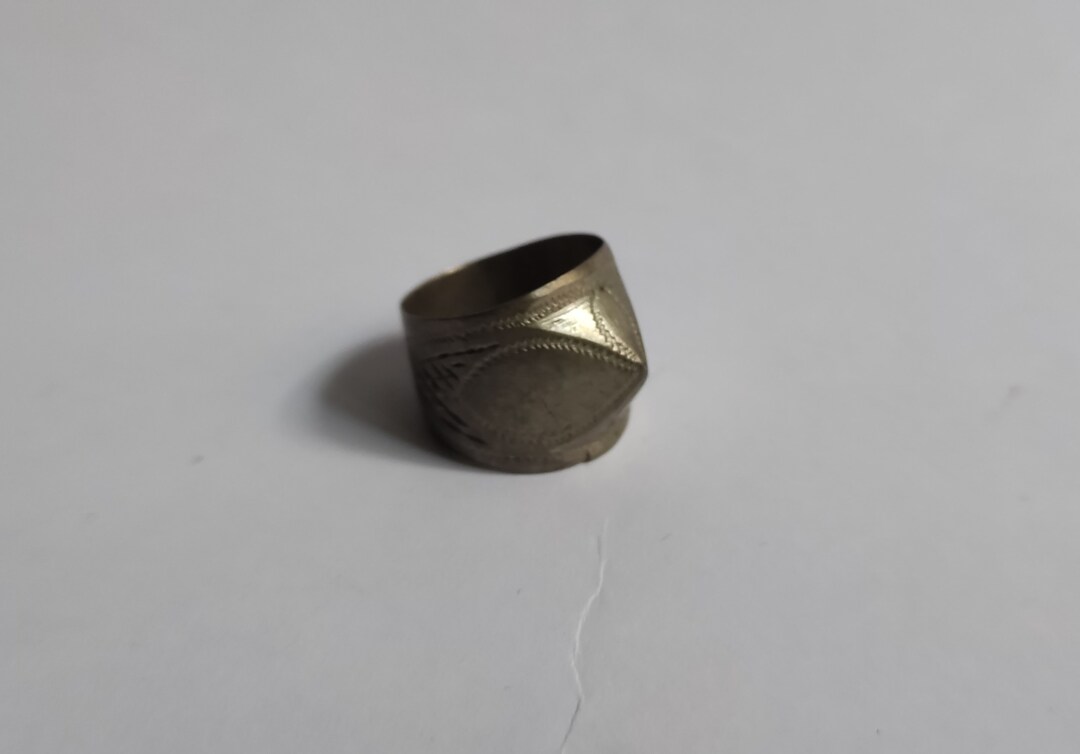 Antique Old Africa African Silver Alloy Tribal Ring - Etsy