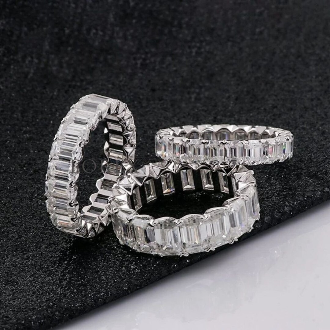 Three Ring SET Silver Sparkle main image 1