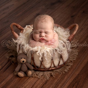 Newborn digital backdrop, Newborn digital background, Digital background newborn, Rustic overlay newborn, boy, girl, Teddy backdrop newborn