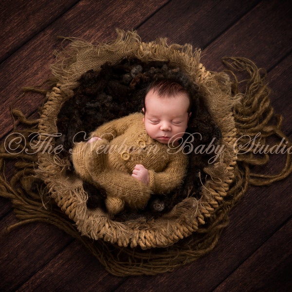 Newborn digital backdrop - rustic newborn digital background - dark brown baby backdrop - photography prop - instant download - baby boy