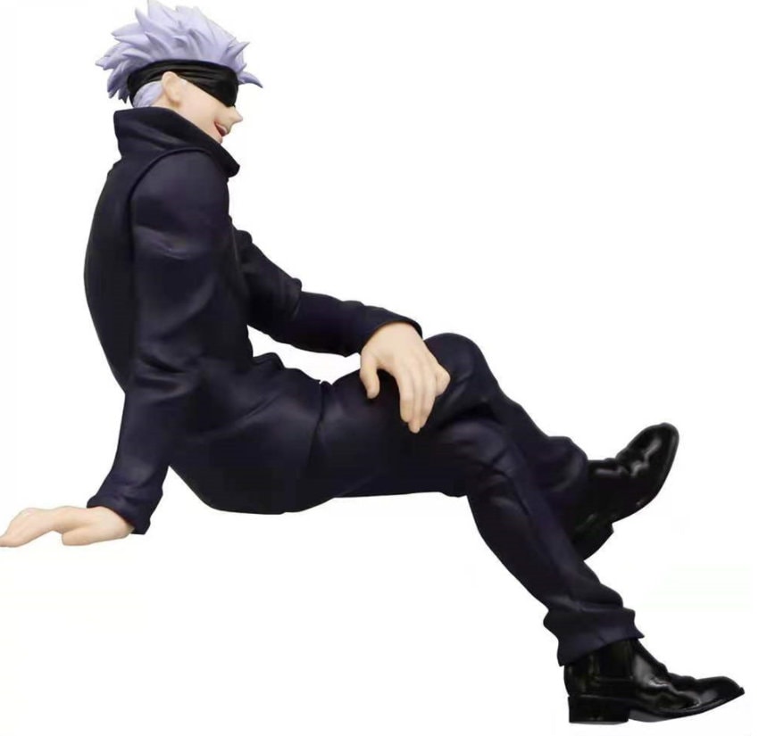 Zhongkaihua JJK Hidden Inventory Gojo Satoru Figurine 10 cm, Vs Toji Fushiguro Awakened Limitless Combat Dégâts Edition Suspendu Noël Décoration de la Maison Cadeaux d'anniversaire