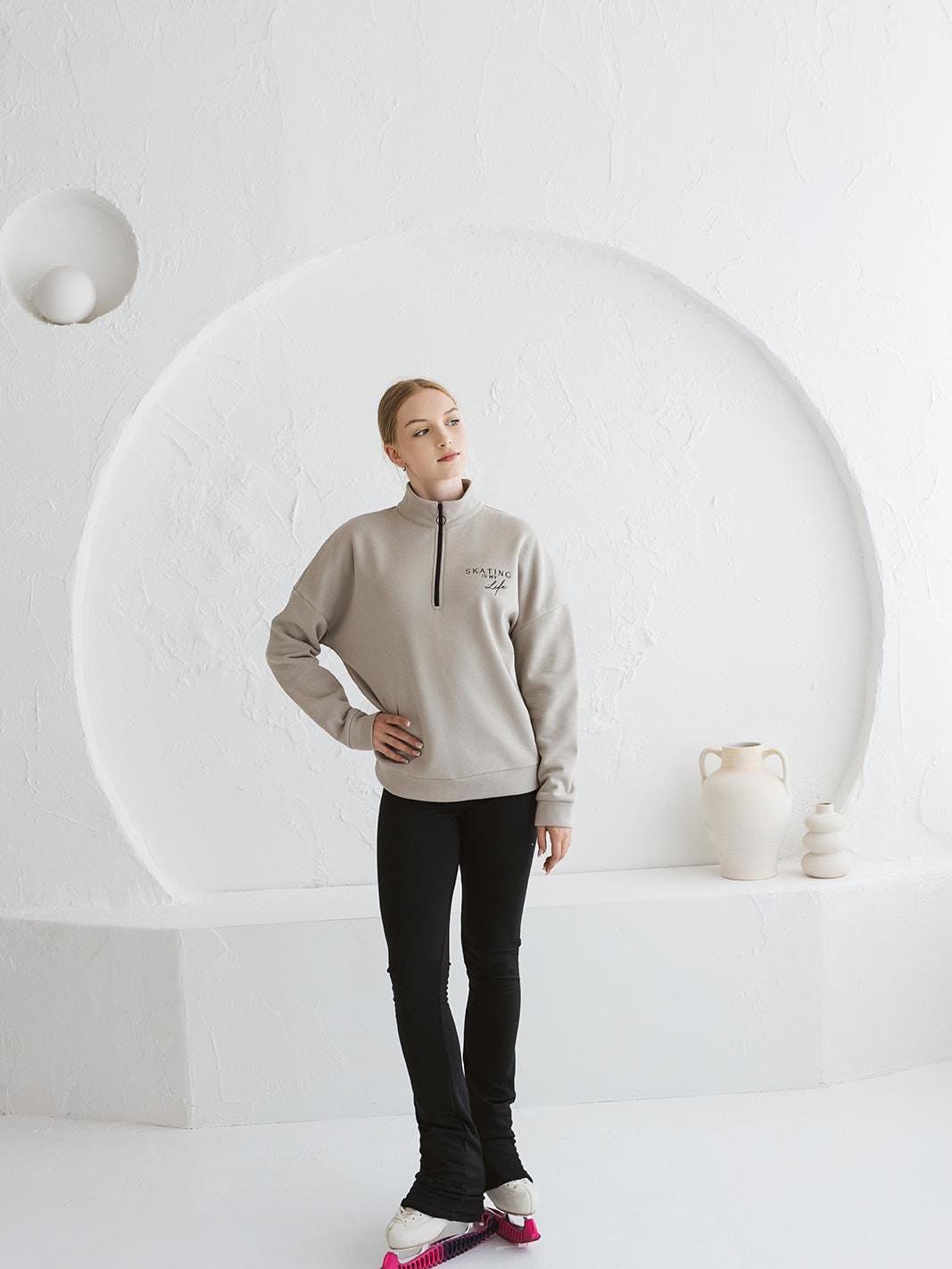 Pantaloni Termici Da Pattinaggio Su Ghiaccio Per Bambini – Leggings Caldi Con Fodera In Pile, Elastici E Design A Colori