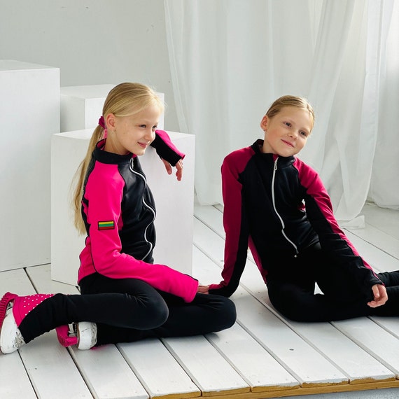 Ice Skate Suit, Figure Skating Jacket and Pants Set , Ice Skating