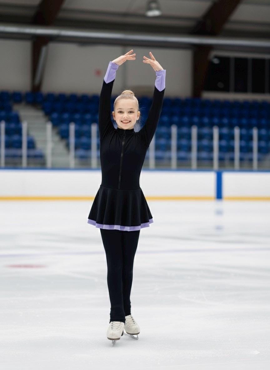 holiday figure skating dresses Holiday Tartan Dress main image 0