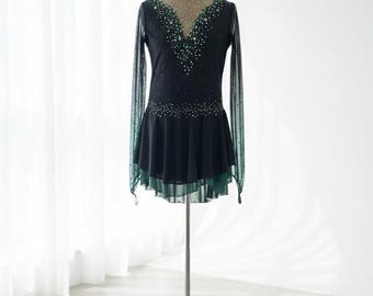 Custom Figure Skating Dress: Handmade Competition Ice Skating Costume