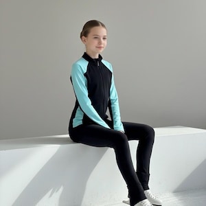 Personalisierte Eiskunstlauf Outfit | Personalisiertes Trainings-Set mit Hoodie & Hose