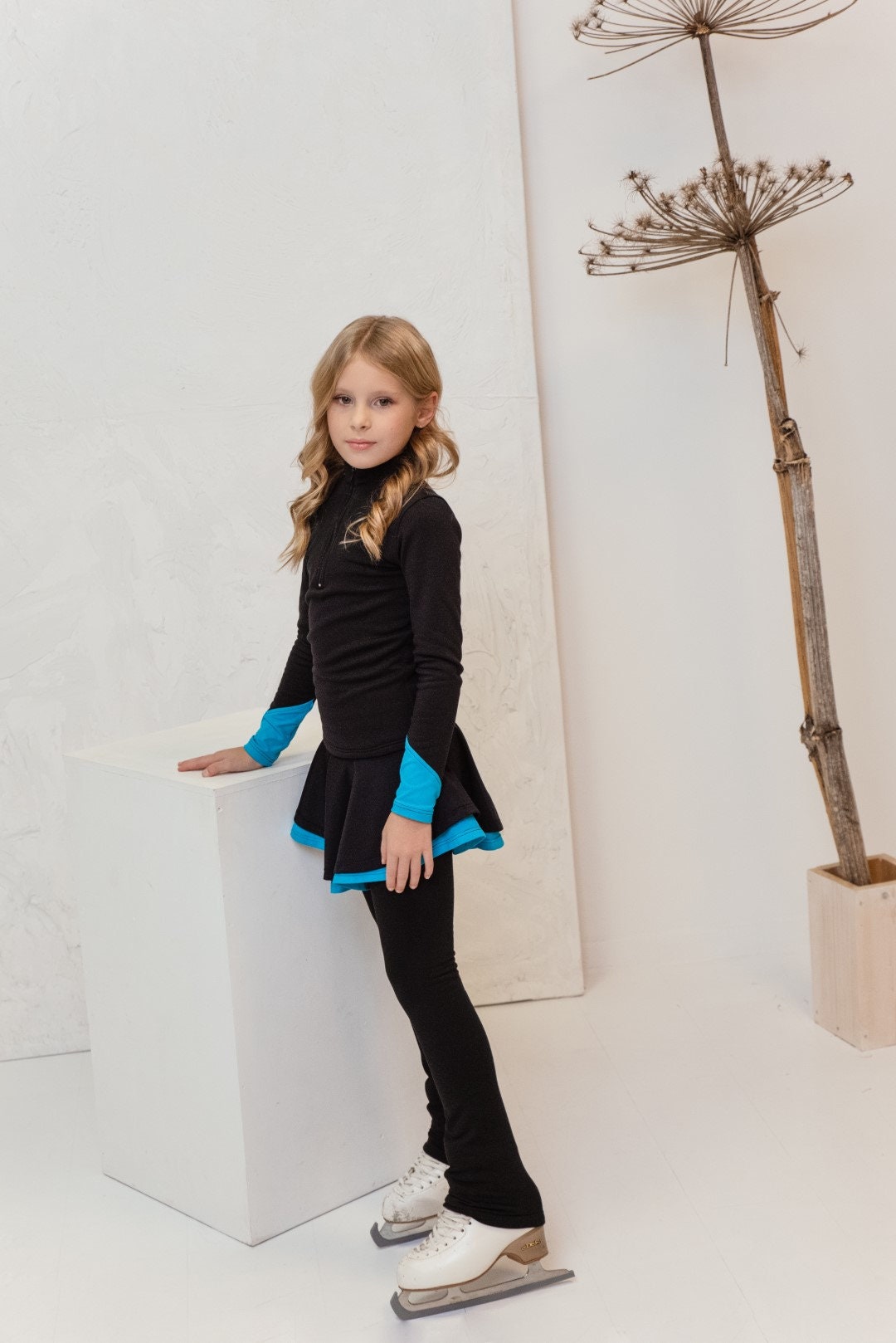 Jupe Fille Full Tilt Skater à Motif éléphant - Taille S (7/8), Bleu/rouge/blanc, Occasion Très Bon état