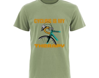 Camiseta de manga corta Orionride "Ciclismo es mi terapia"