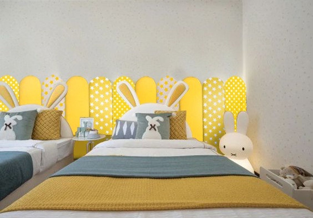 Colorful Upholstered Wall Panels Children's Room Wall Etsy