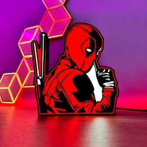 Deadpool suit Light Box
