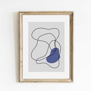 Abstract Line Art |  Minimalist Art |   |  Modern Wall Art | Modern Line Drawing Print