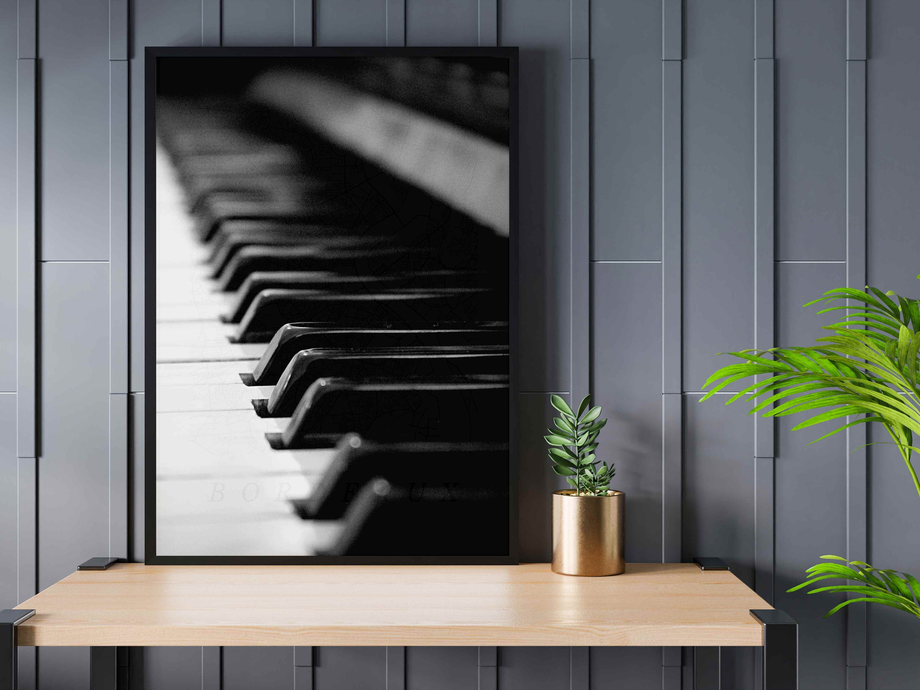 Piano Print Wall Art Music Poster Music Theme Room Wall Art Digital ...