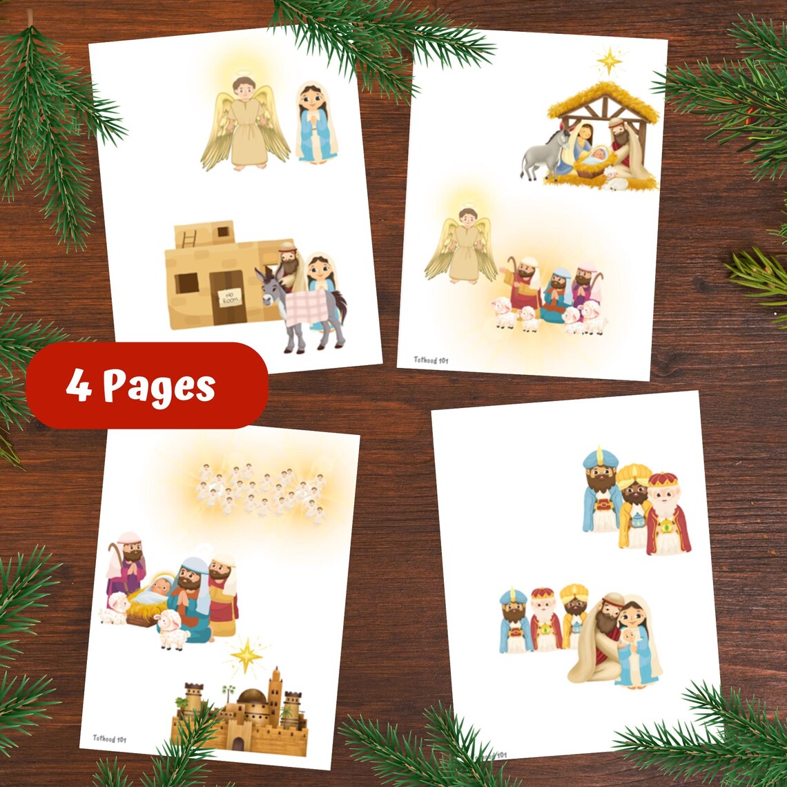 Christmas Nativity Puppets Printable