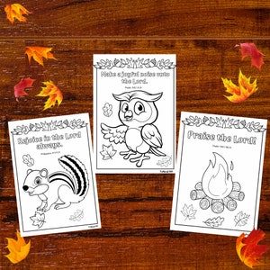 20 Fall Bible Verse Coloring Pages, Preschool Coloring, Bible Verse ...