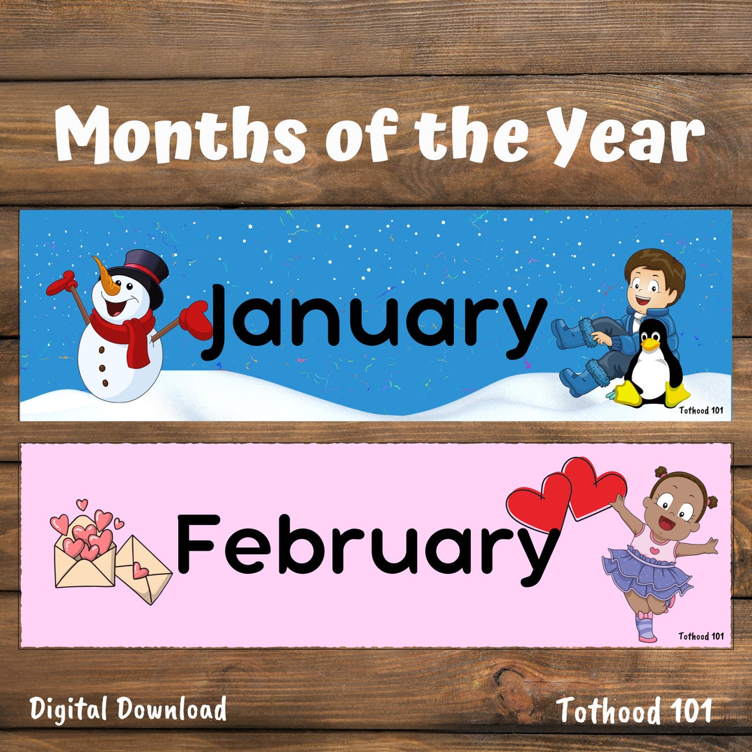 Months of the Year, Preschool Printables, Circle Time, Preschool ...