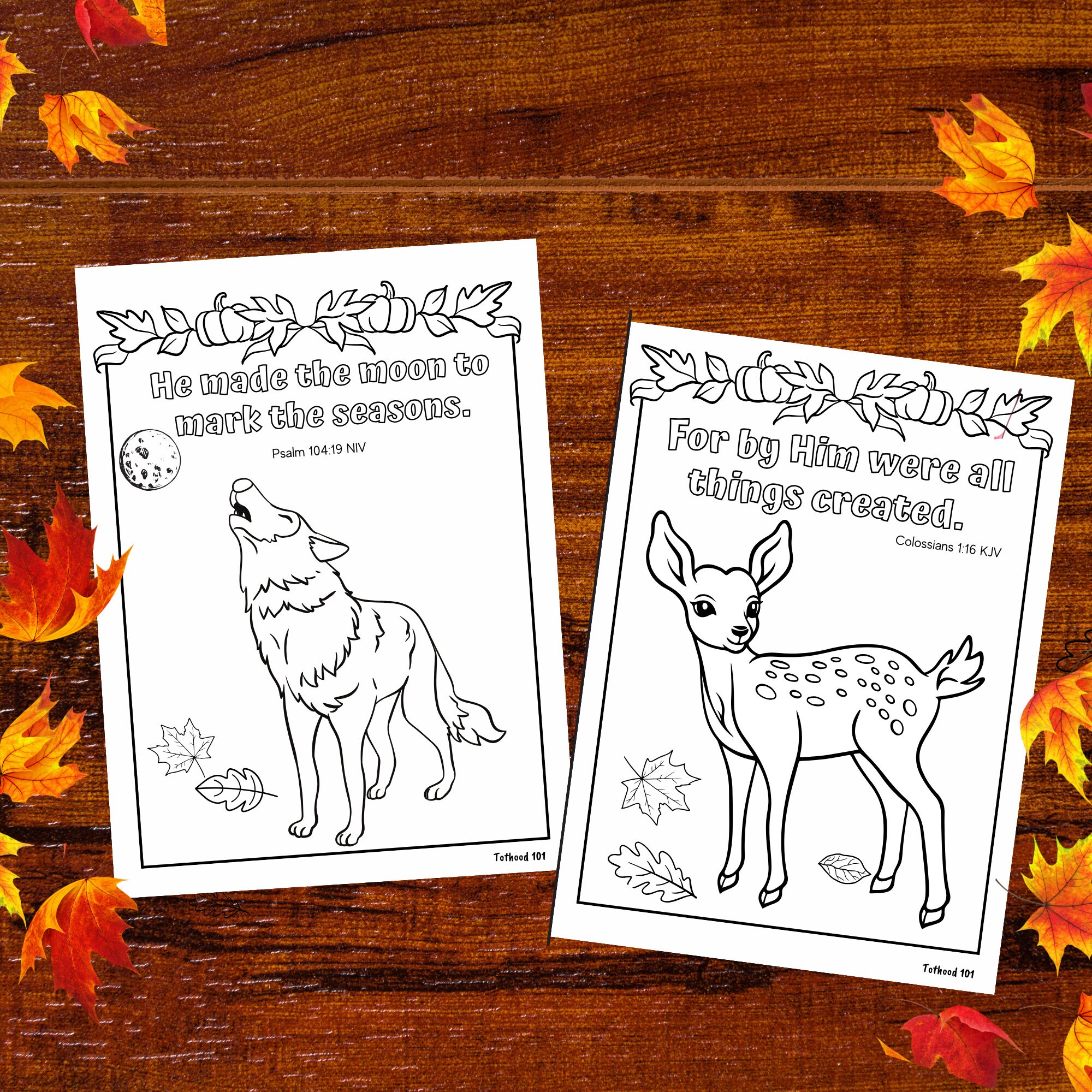 20 Fall Bible Verse Coloring Pages, Preschool Coloring, Bible Verse ...