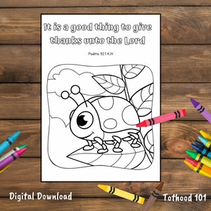 Bible Verse Coloring Pages for Preschoolers, Preschool Bible Verses ...