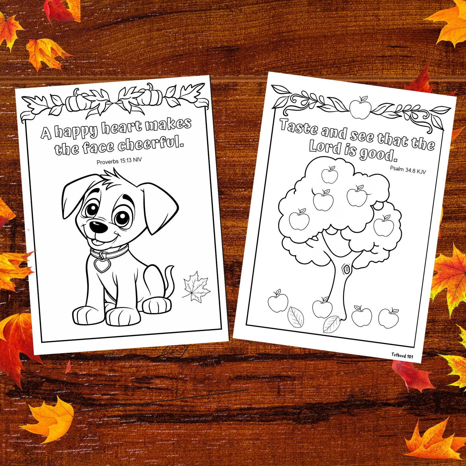 20 Fall Bible Verse Coloring Pages, Preschool Coloring, Bible Verse ...