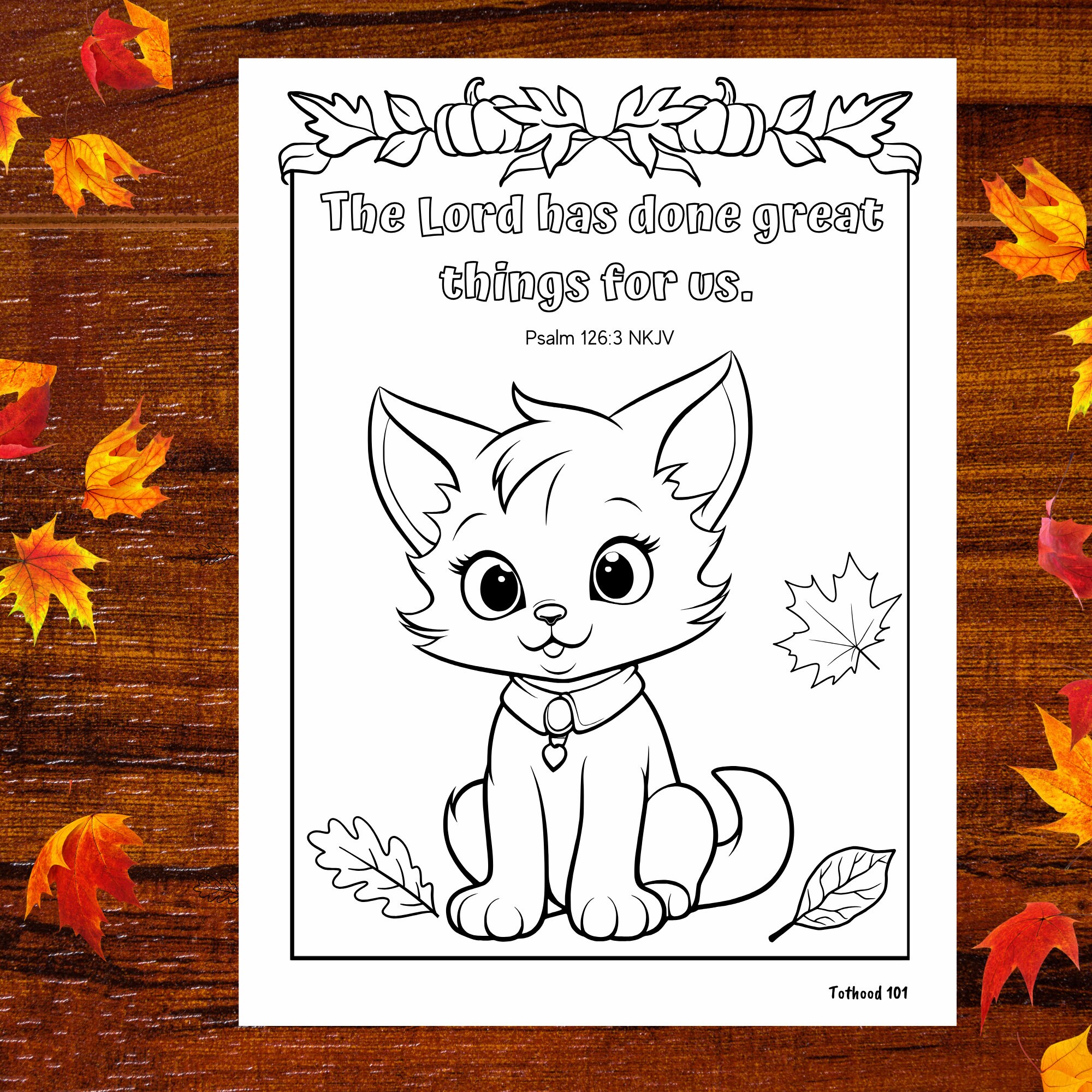 20 Fall Bible Verse Coloring Pages, Preschool Coloring, Bible Verse ...