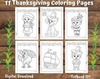11 Thanksgiving Coloring Pages for Preschoolers, Thanksgiving Coloring Sheets, Fall Coloring Pages For Preschoolers