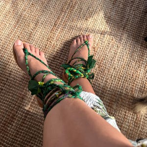 Sandals, seda, handmade, gladiator bild 6